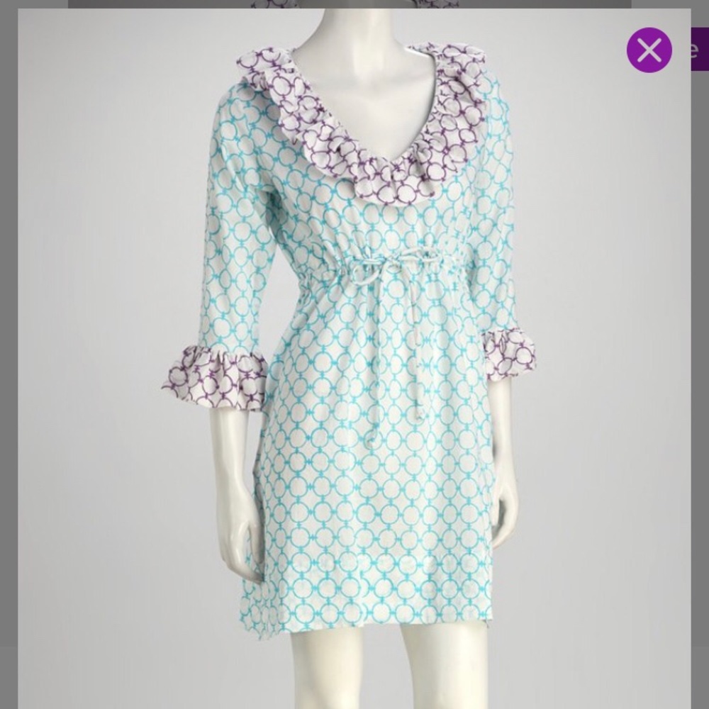 Gretchen Scott scoop neck ruffle dress